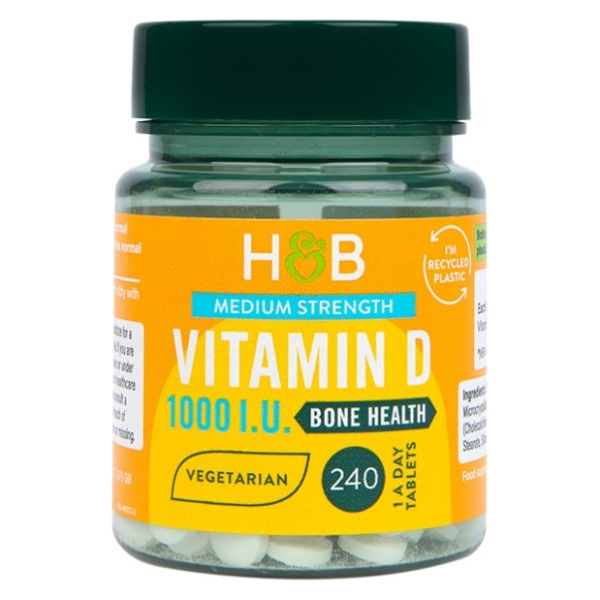 Vitamin D, 25mcg - 240 tabs