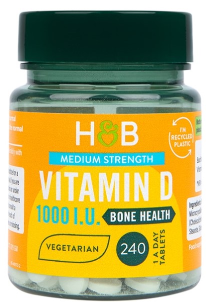 Vitamin D, 25mcg - 240 tabs