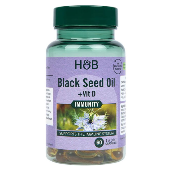 Black Seed Oil + Vit D - 60 caps