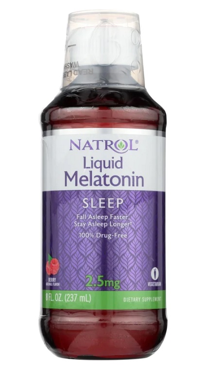 Liquid Melatonin, Berry - 237 ml.