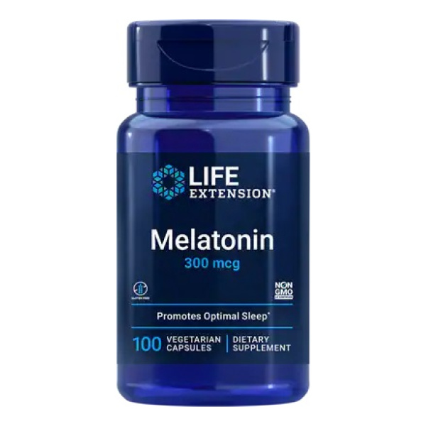 Melatonin, 300mcg - 100 vcaps