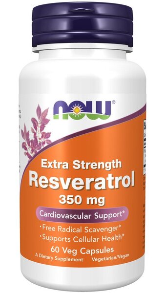 Resveratrol, Extra Strength 350mg - 60 vcaps