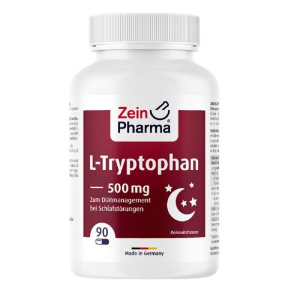 L-Tryptophan, 500mg - 90 vcaps