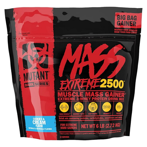 Mutant Mass Extreme 2500, Cookies & Cream - 2720g