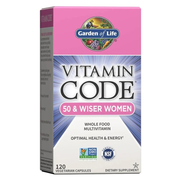 Vitamin Code 50 & Wiser Women - 120 vcaps
