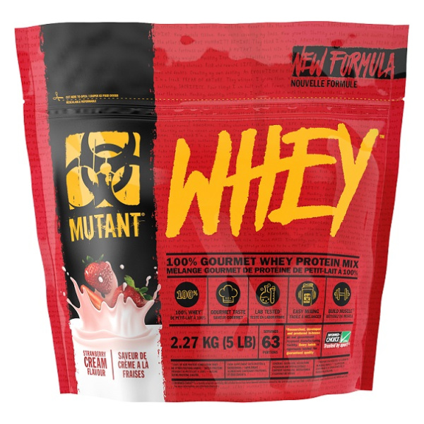 Mutant Whey, Strawberry Cream - 2270g