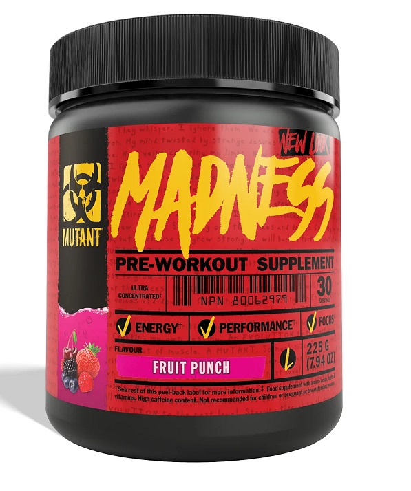 Mutant Madness, Fruit Punch - 225g
