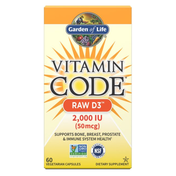 Vitamin Code Raw D3, 2000 IU - 60 vcaps