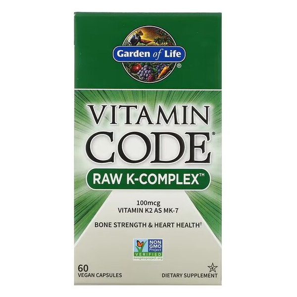 Vitamin Code Raw K-Complex - 60 vegan caps