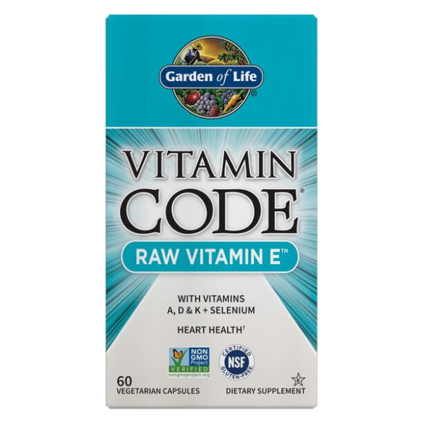 Vitamin Code Raw Vitamin E - 60 vcaps