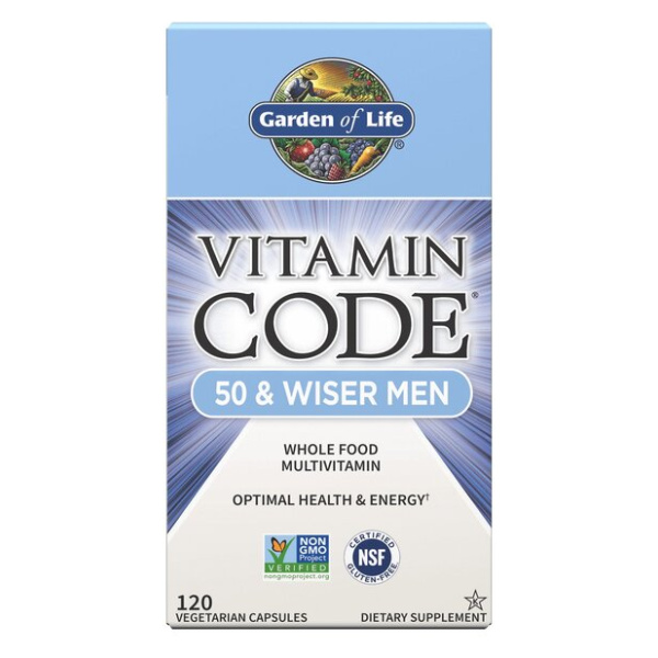 Vitamin Code 50 & Wiser Men - 120 vcaps