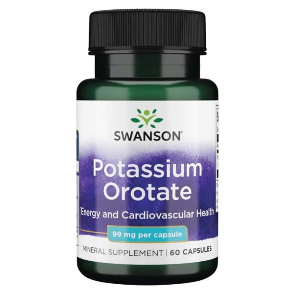 Potassium Orotate, 99mg - 60 caps