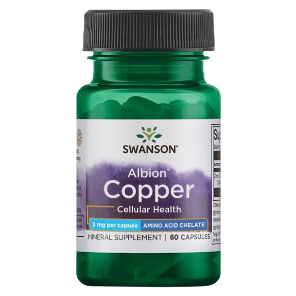 Albion Copper, 2mg - 60 caps