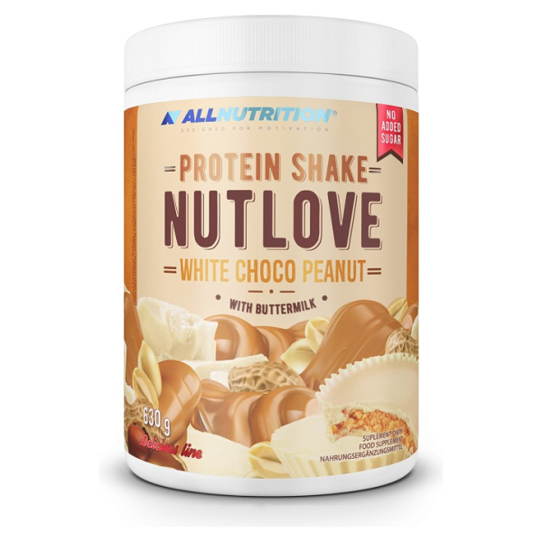 Nutlove Protein Shake, White Choco Peanut - 630g