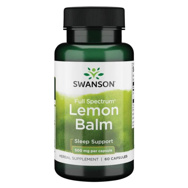 Full Spectrum Lemon Balm, 500mg - 60 caps