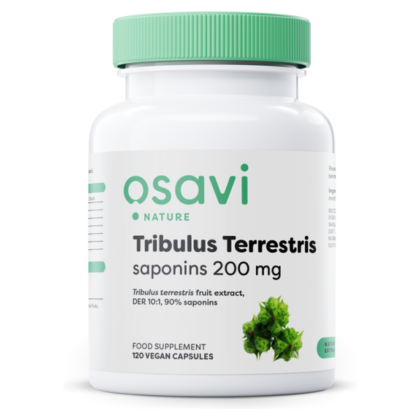 Tribulus Terrestris, Saponins 200mg - 120 vegan caps