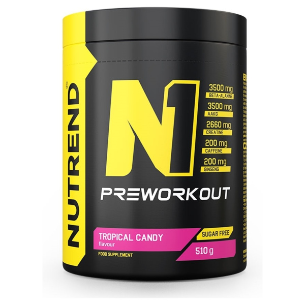 N1 Pre-Workout, Tropical Candy - 510g