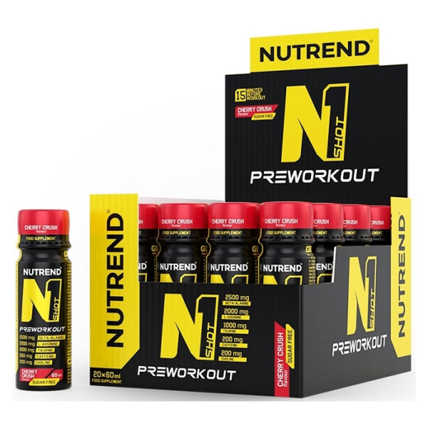 N1 Shot, Cherry Crush - 20 x 60 ml.