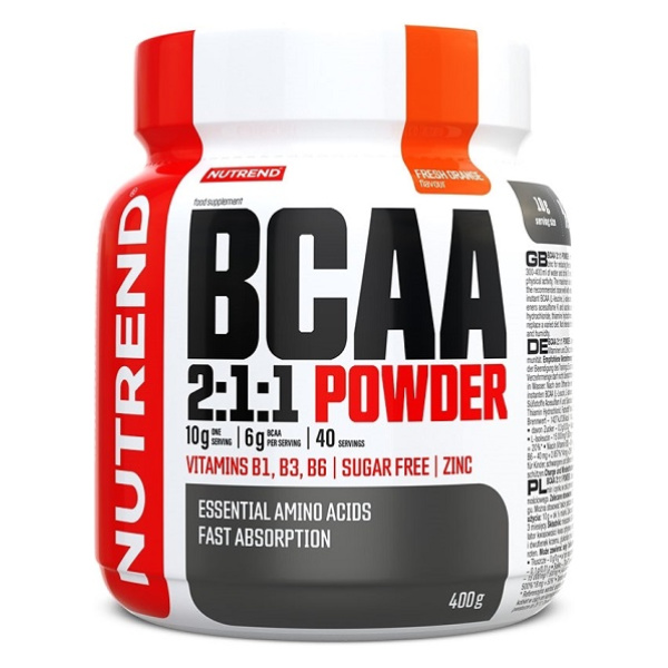 BCAA 2:1:1 Powder, Fresh Orange - 400g