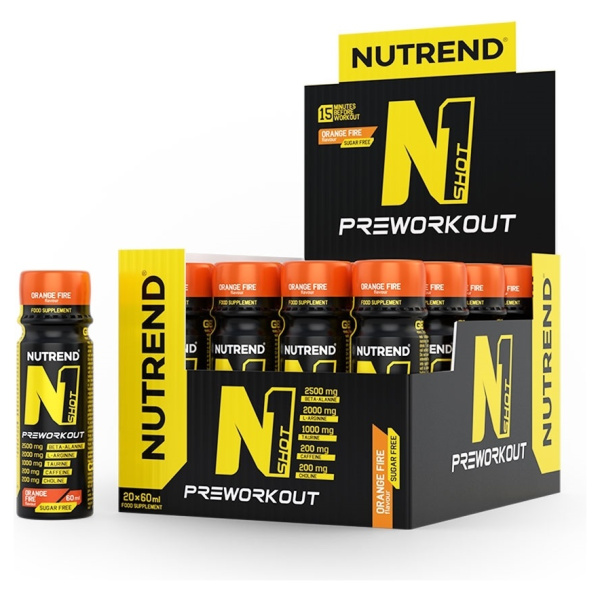 N1 Shot, Orange Fire - 20 x 60 ml.