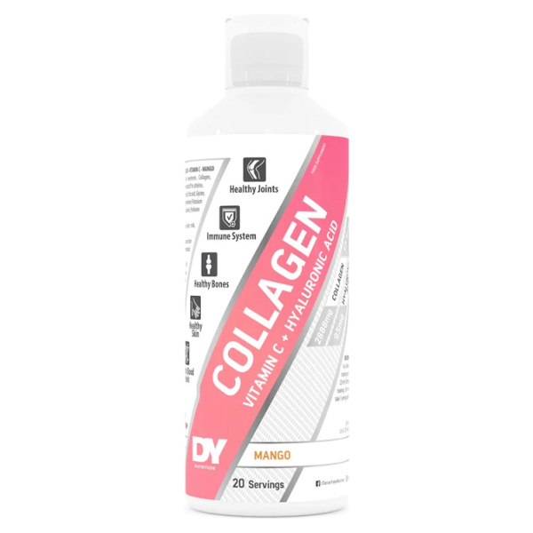 Liquid Collagen + Vitamin C + Hyaluronic acid, Mango - 500 ml.