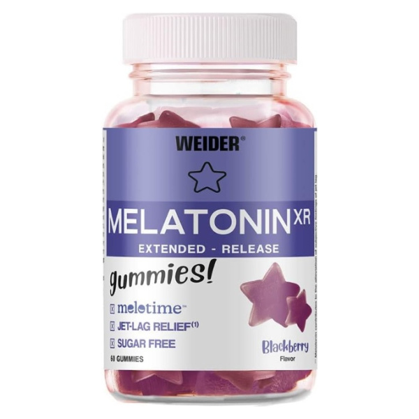 Melatonin XR, Blackberry - 60 gummies