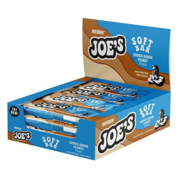 Joe's Soft Bar, Cookie Dough Peanut - 12 x 50g