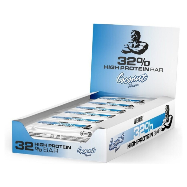 32% High Protein Bar, Coconut - 12 x 60g