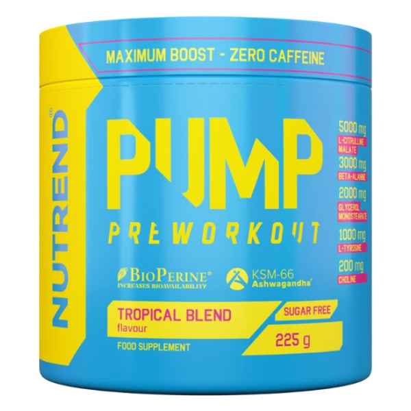 Pump Pre-Workout, Tropical Blend - 225g