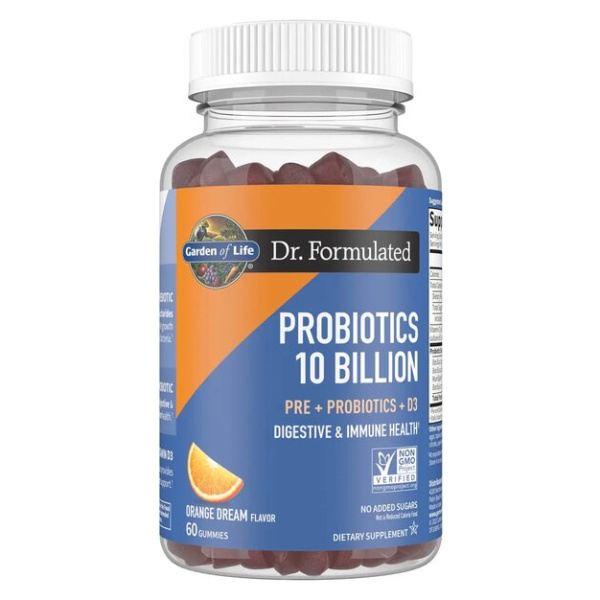 Dr. Formulated Probiotics 10 Billion, Orange Dream - 60 gummies