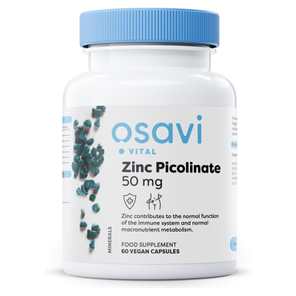 Zinc Picolinate, 50mg - 60 vegan caps
