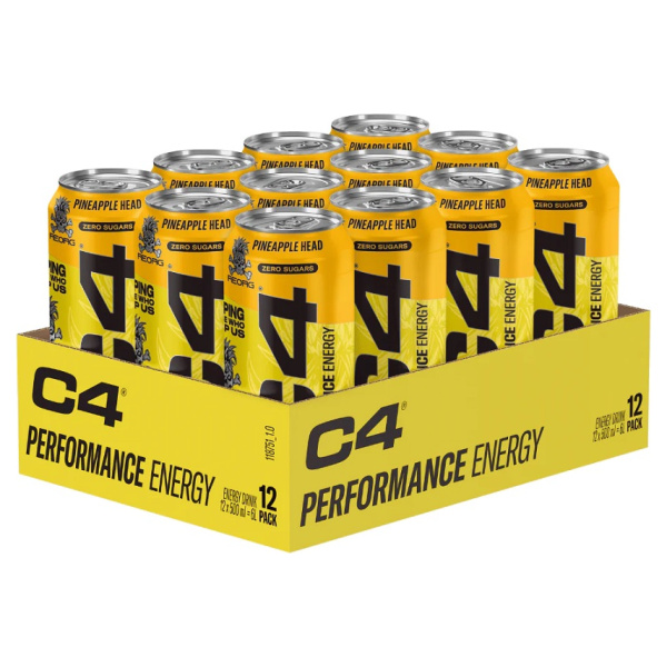 C4 Performance Energy, Pineapple Head - 12 x 500 ml.