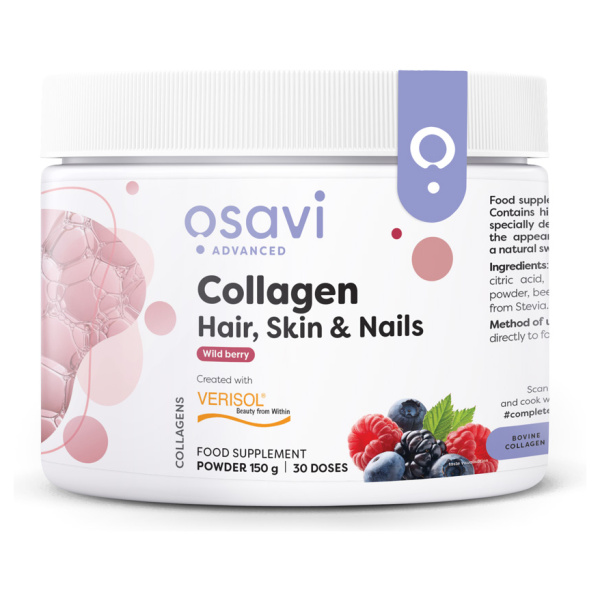 Collagen Peptides (Hair, Skin & Nails), Wild Berry - 150g