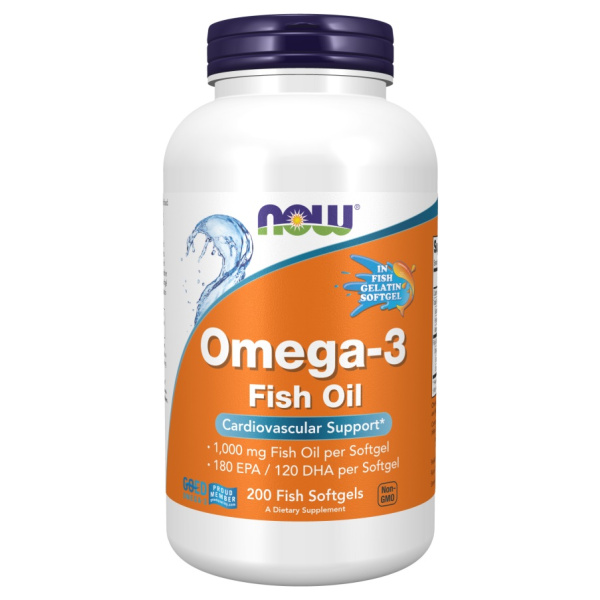 Omega-3 Fish Oil - 200 fish softgels