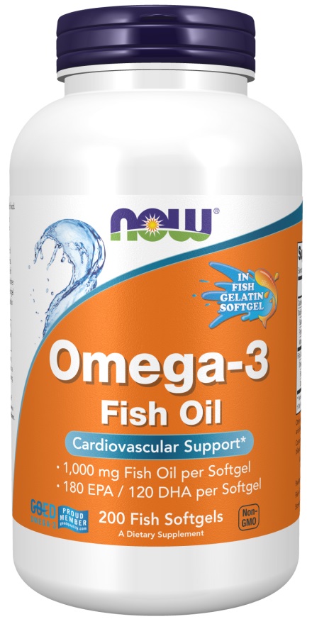 Omega-3 Fish Oil - 200 fish softgels