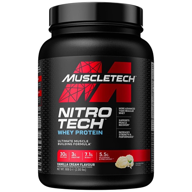 Nitro-Tech, Vanilla Cream - 908g