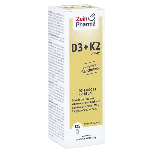 Vitamin D3 + K2 Spray, Peppermint - 25 ml.
