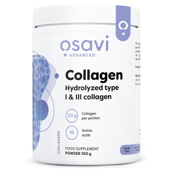 Collagen Peptides - Hydrolyzed Type 1 & 3 - 300g