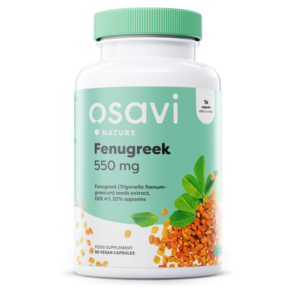 Fenugreek, 550mg - 60 vcaps