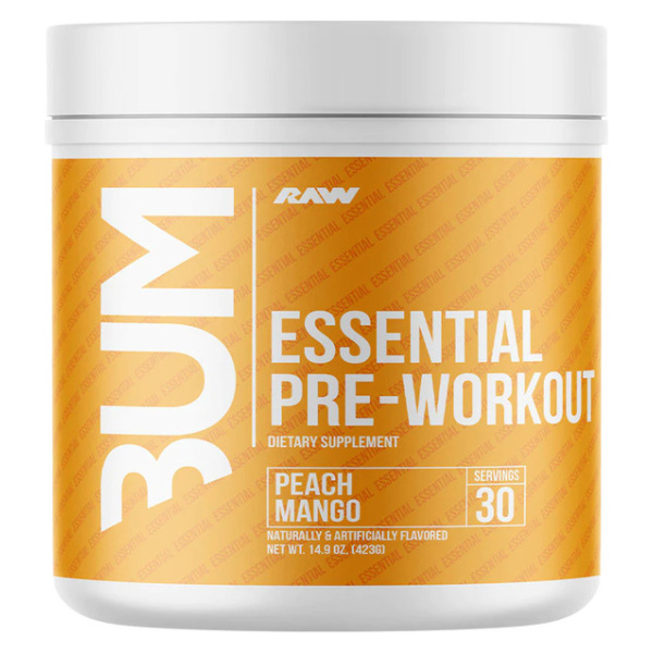 CBUM Essential Pre-Workout, Peach Mango - 423g