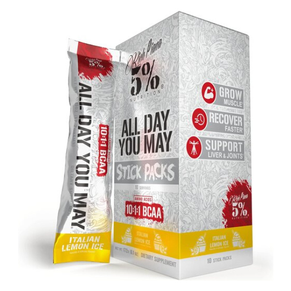 AllDayYouMay - Legendary Series Stick Packs, Italian Lemon Ice - 10 x 17g