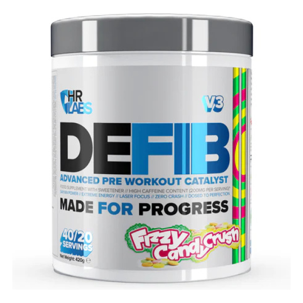 Defib V3 - Advanced Pre Workout Catalyst, Fizzy Candy Crush - 420g