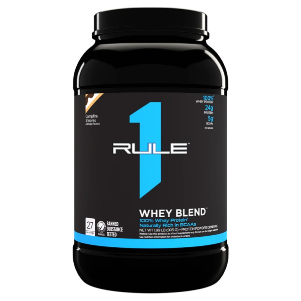 R1 Whey Blend, Campfire S'mores - 905g