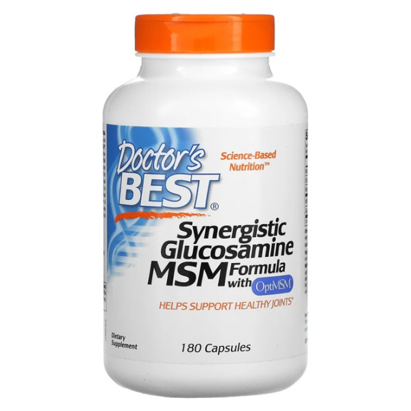 Synergistic Glucosamine MSM Formula with OptiMSM - 180 caps