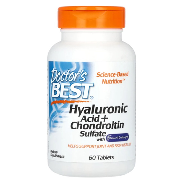 Hyaluronic Acid + Chondroitin Sulfate with BioCell Collagen - 60 tablets