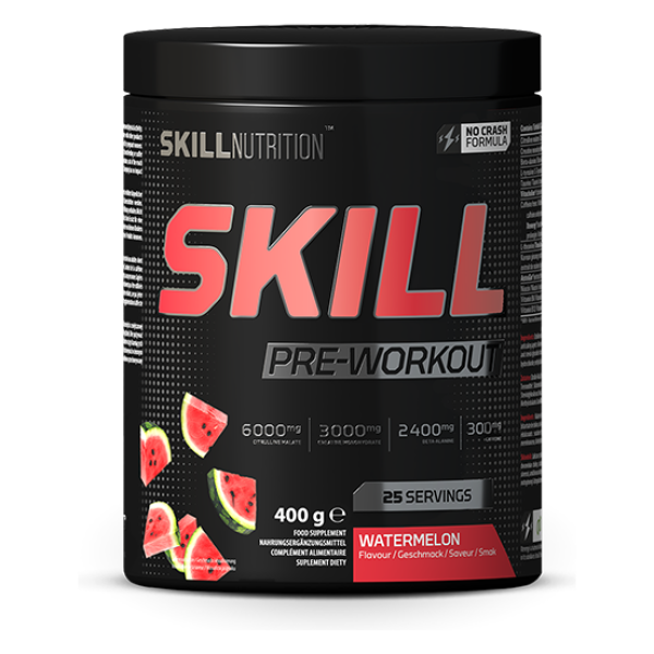 Skill Pre-Workout, Watermelon - 400g