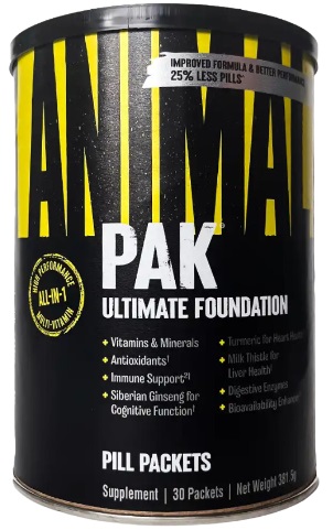 Animal Pak, Packs - 30 packs