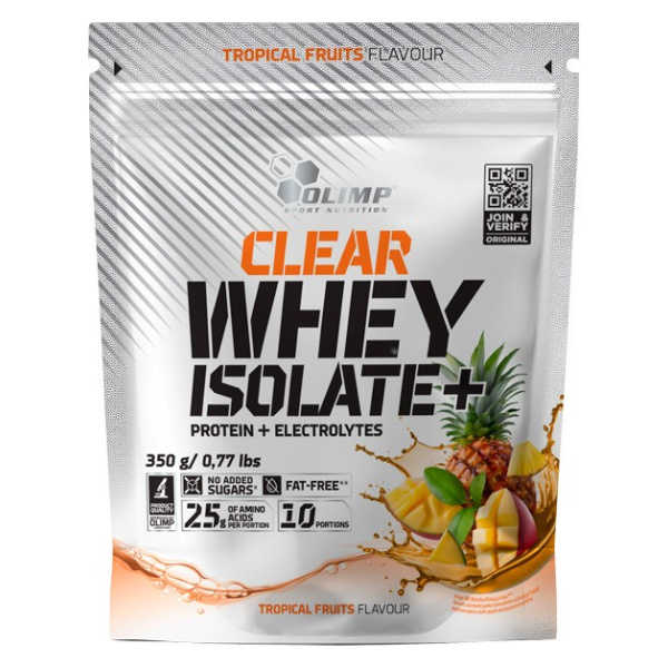Clear Whey Isolate+, Tropical Fruits - 350g