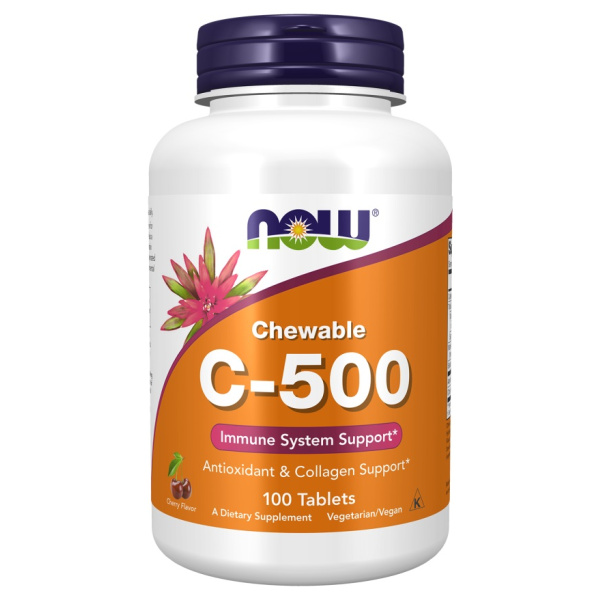 Vitamin C-500 Chewable, Cherry - 100 tabs