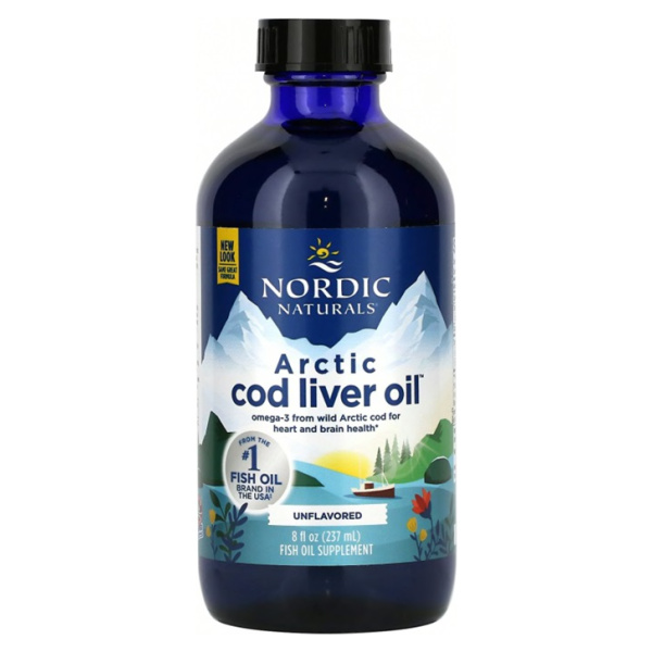Arctic Cod Liver Oil. Unflavored - 237 ml.
